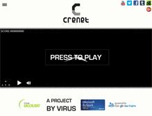 Tablet Screenshot of crenet-games.com